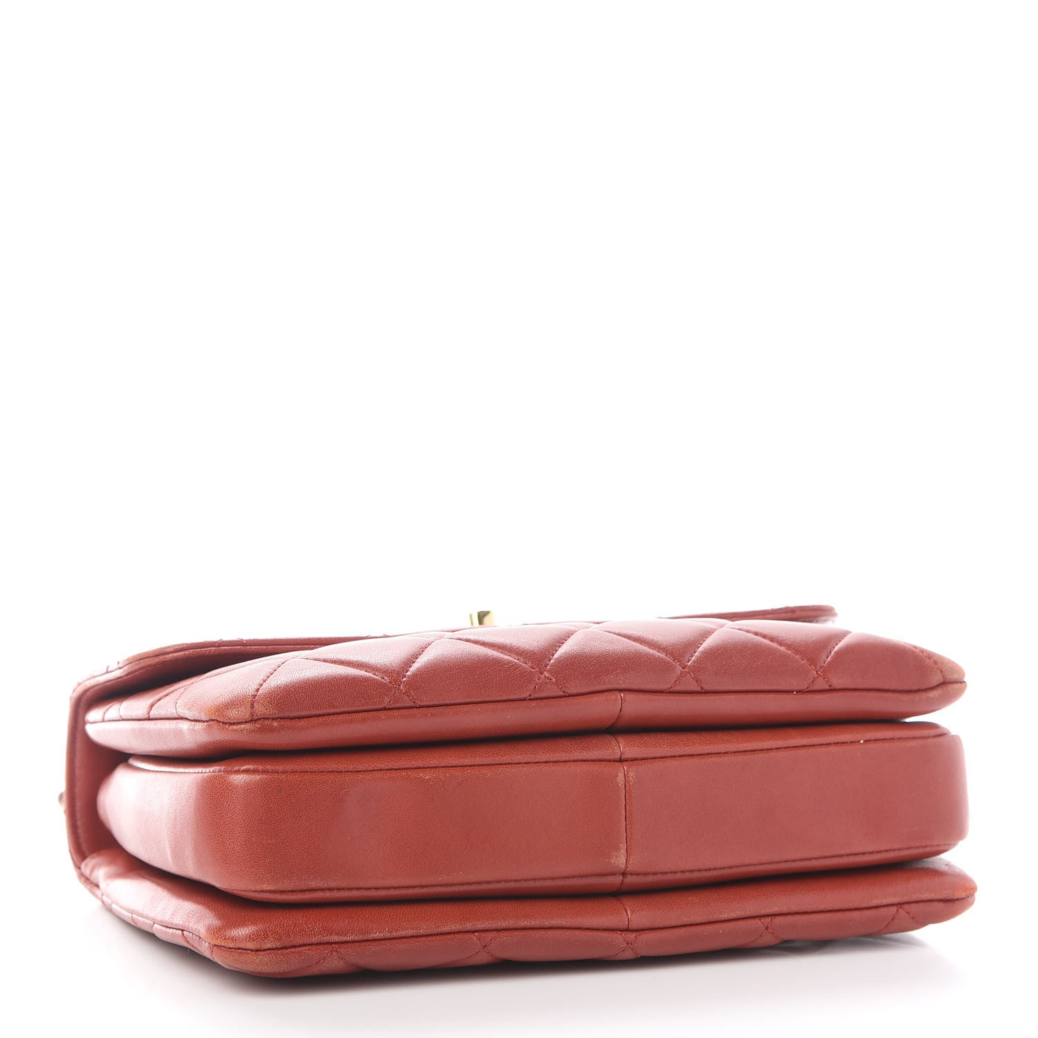Chanel Lambskin Quilted Small Trendy CC Flap Dual Handle Bag Red 4 of 9