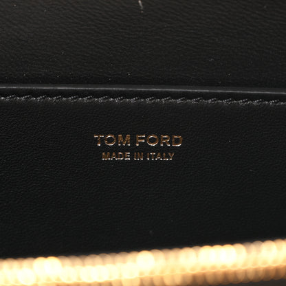Tom Ford Metallic Snakeskin Bar Clutch Bag Gold 6 of 8