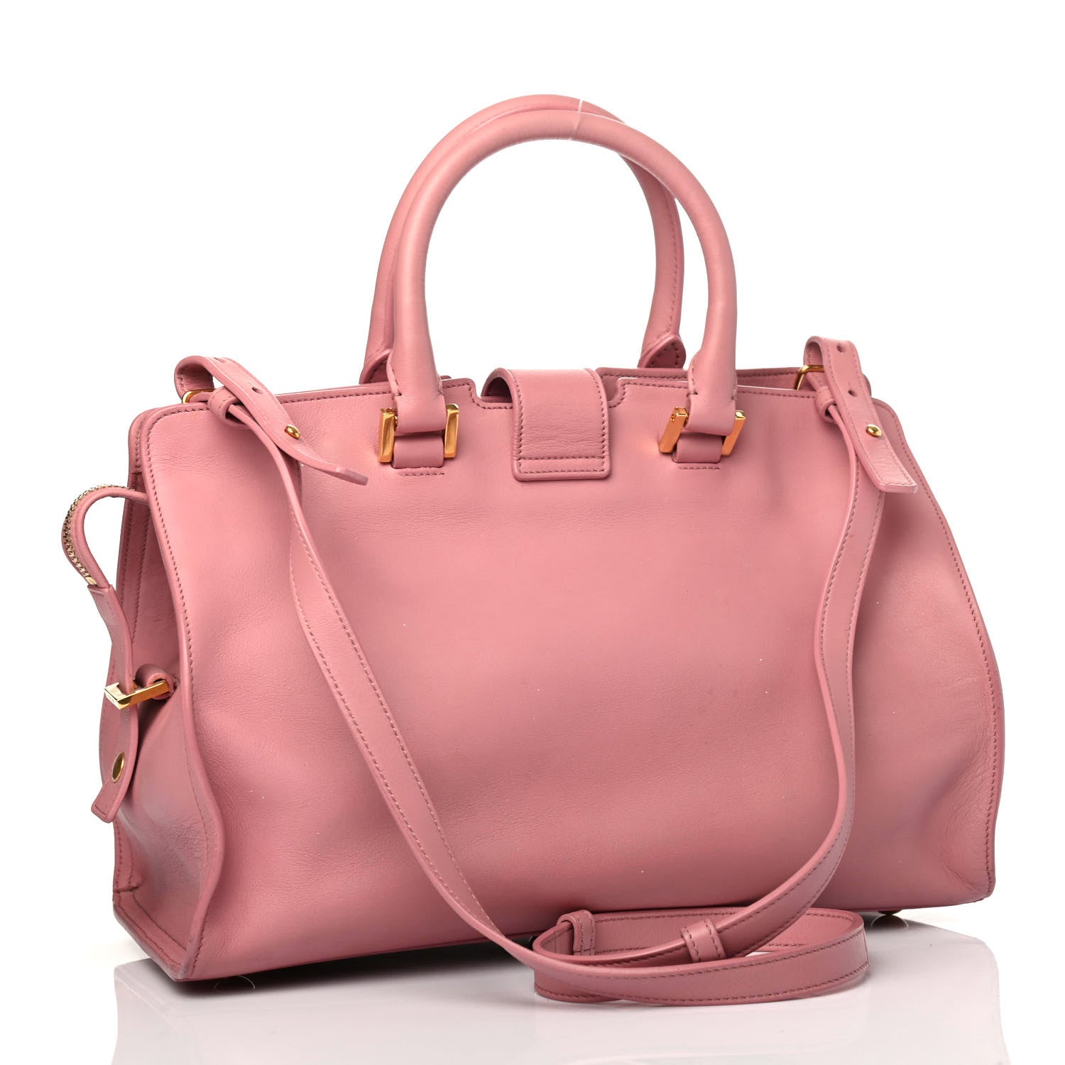 Saint Laurent Calfskin Small Classic Y Cabas Vieux Rose 2 of 4