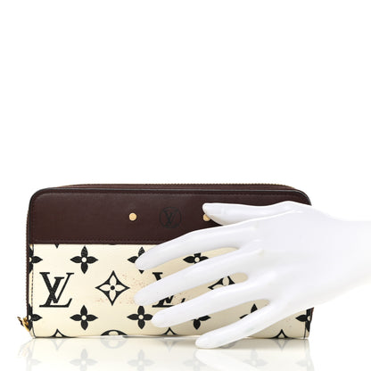 Louis Vuitton Calfskin Monogram Gamma Zippy Wallet White Chocolate 2 of 8