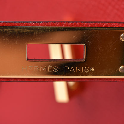 Hermes Epsom Birkin 35 Rouge Casaque 18 of 44