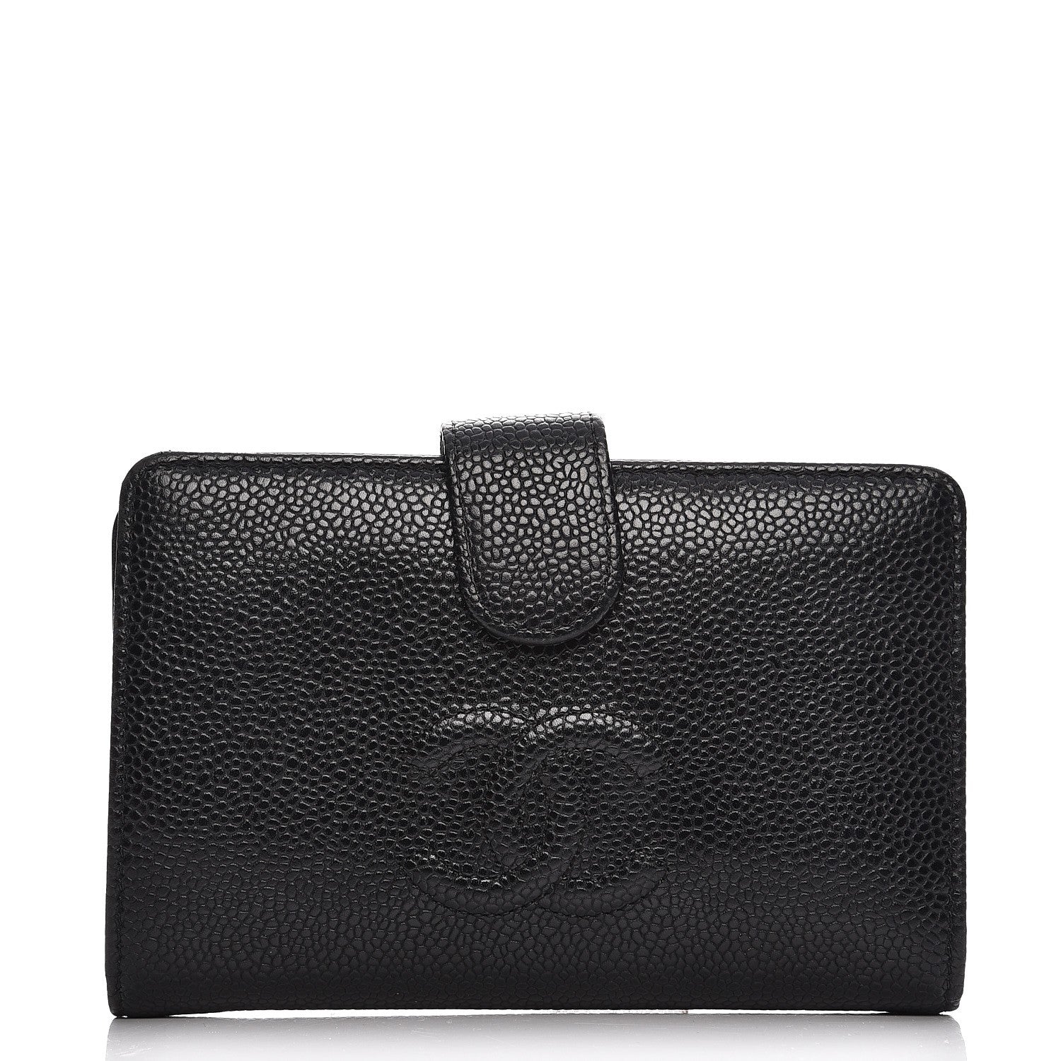 Chanel Caviar Timeless CC French Wallet Black 1 of 8