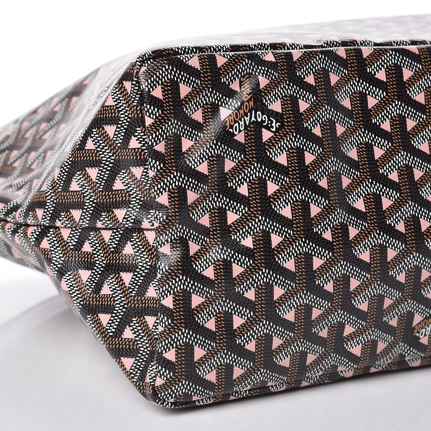 Goyard Goyardine Saint Louis Claire Voie PM Black Pink 10 of 11