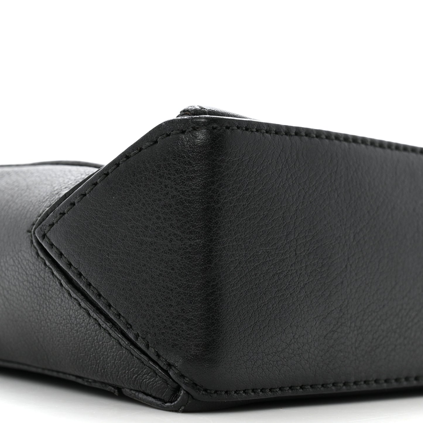 Calfskin Puzzle Pouch Black