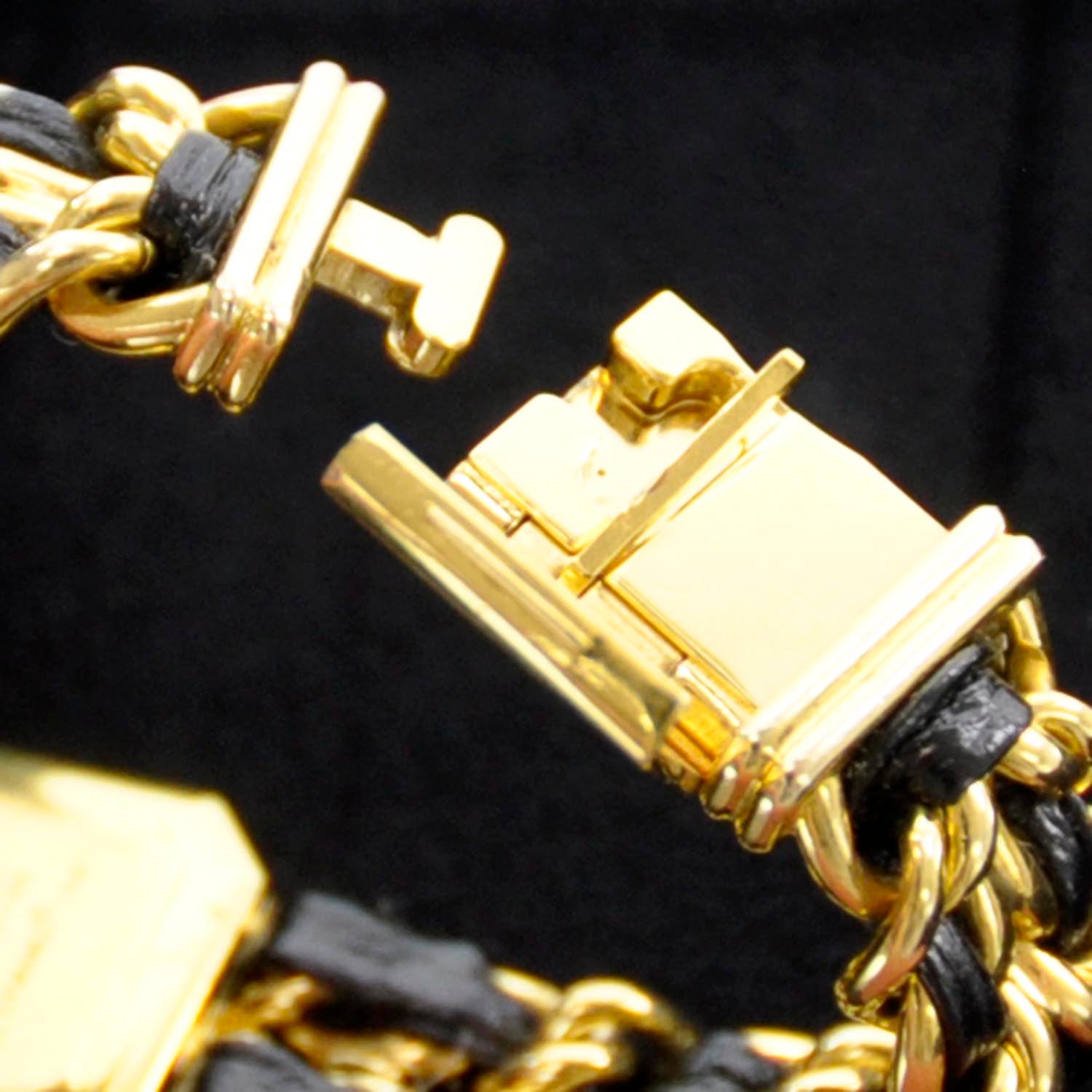 Chanel Stainless Steel Lambskin 20mm Chain Premiere Quartz Watch Gold L 6 of 6