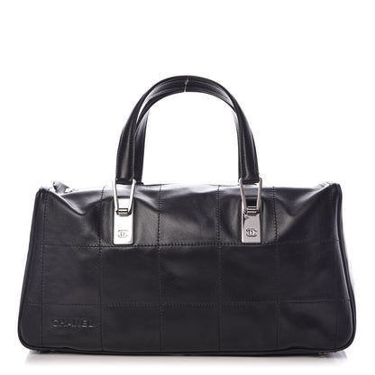 Chanel Lambskin Square Stitched Large Tote Black 1 of 9