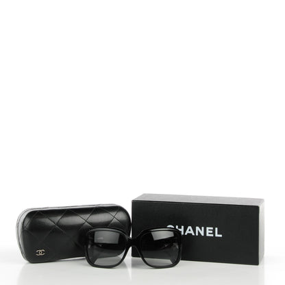 Chanel CC Bow Sunglasses 5171 Black White 6 of 7