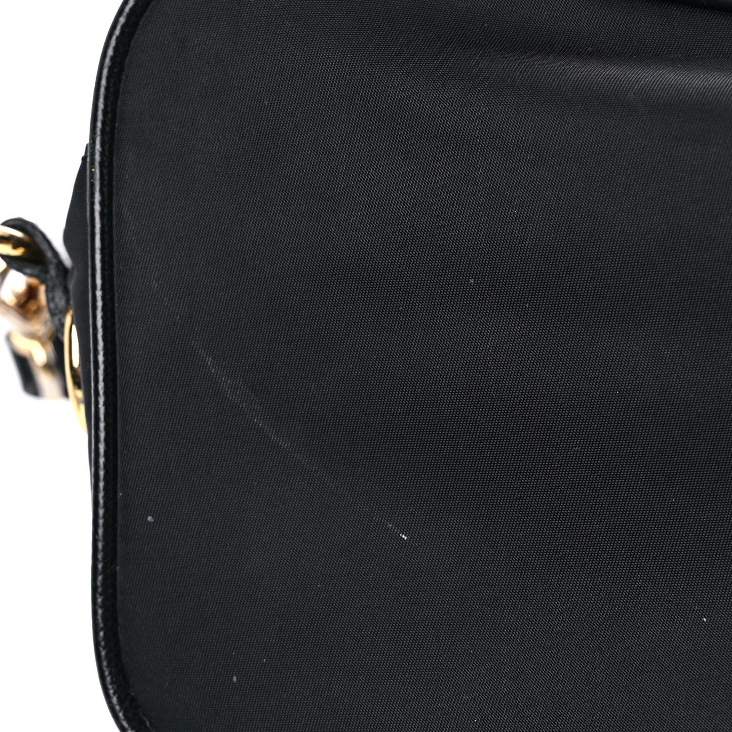 Tessuto Nylon Saffiano Small Crossbody Bag Black