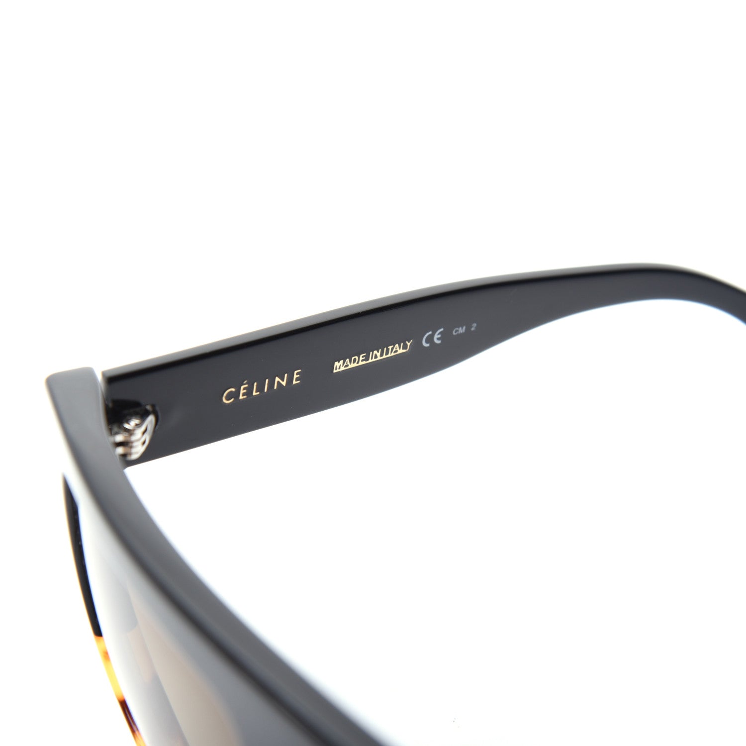 Celine Shadow Sunglasses CL 41026/S Black Havana 6 of 6