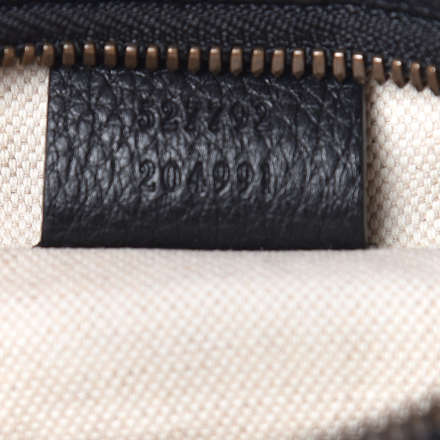 Gucci Grained Calfskin Small Logo Belt Bag Black 9 of 10