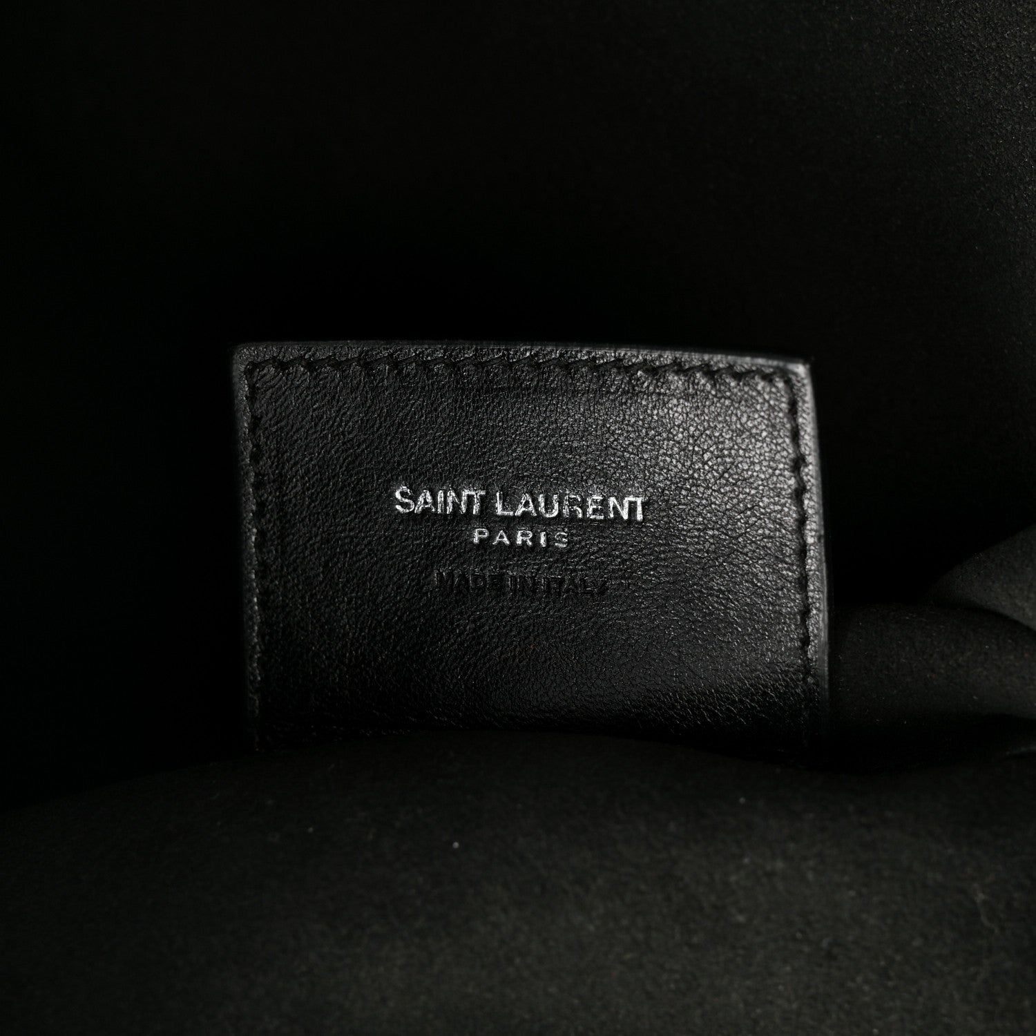 Saint Laurent Patent Calfskin Large Shopping Tote Black 12 of 21
