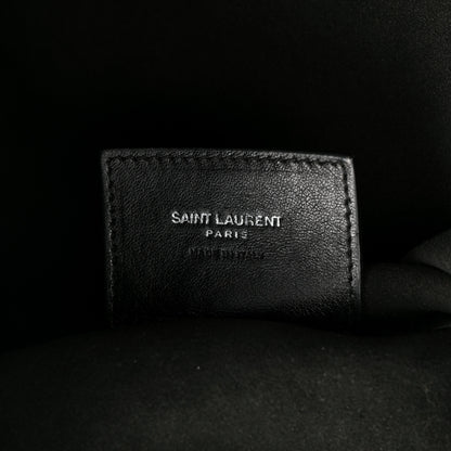 Saint Laurent Patent Calfskin Large Shopping Tote Black 12 of 21