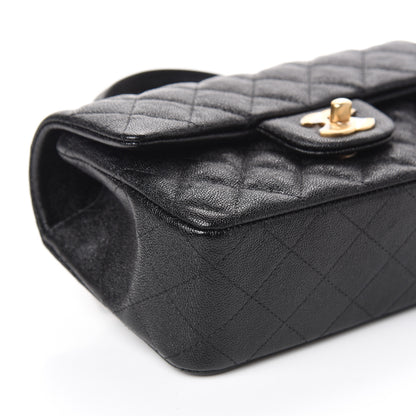 Chanel Caviar Quilted Mini Top Handle Rectangular Flap Black 9 of 10