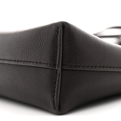 The Row Grained Calfskin Rene Crossbody Dark Brown 9 of 11