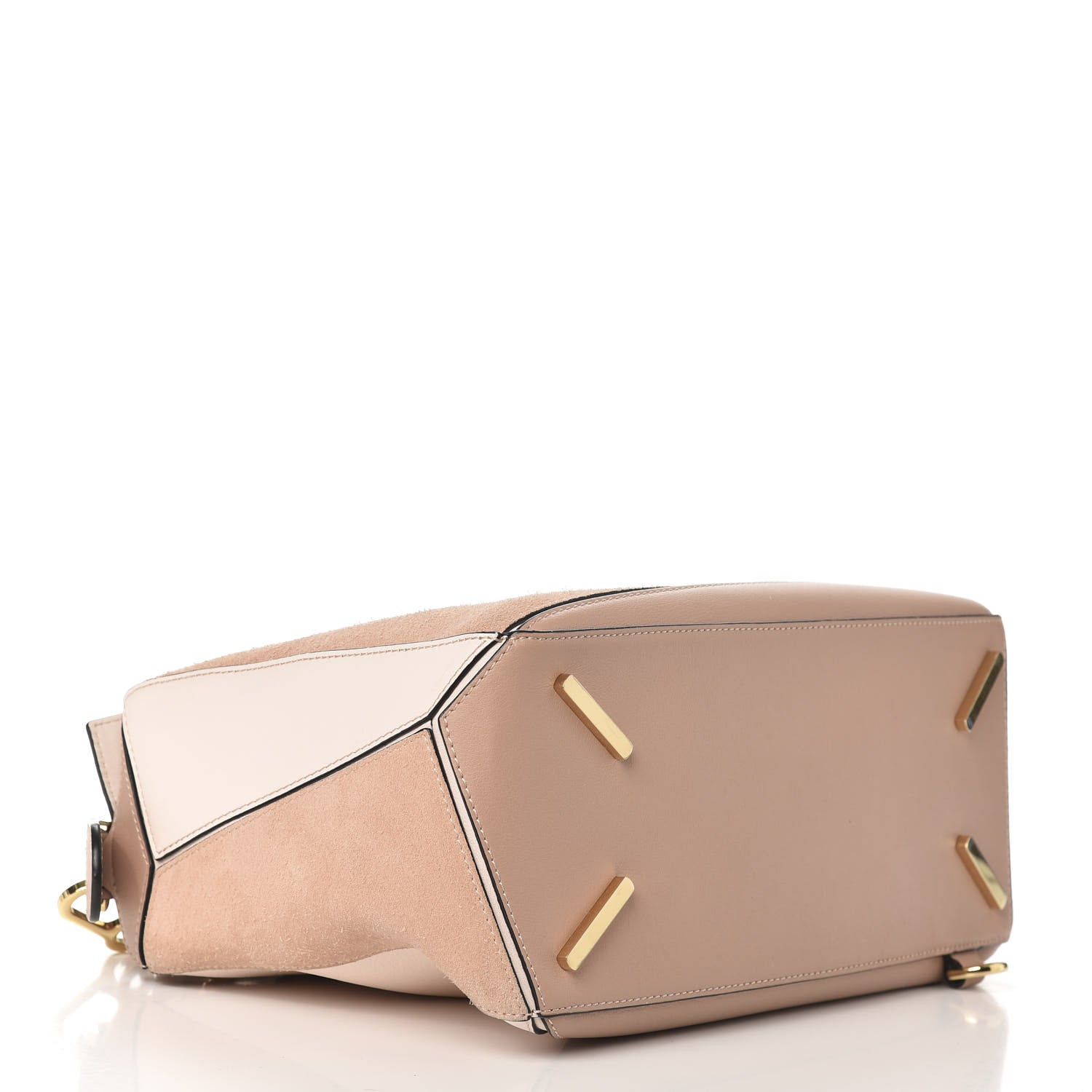 Loewe Calfskin Suede Medium Puzzle Bag Blush 4 of 9