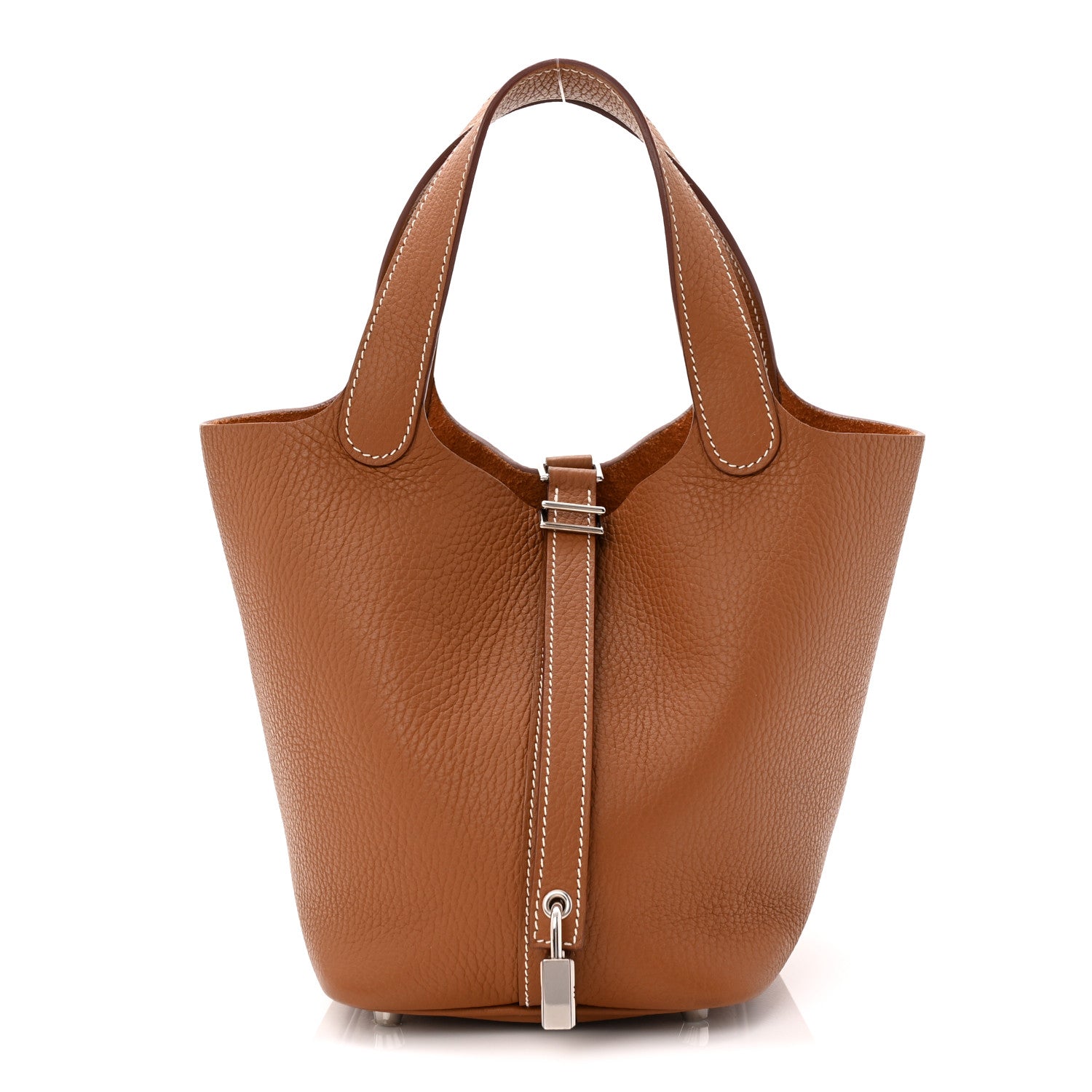Hermes Taurillon Clemence Picotin Lock 18 PM Gold 1 of 11