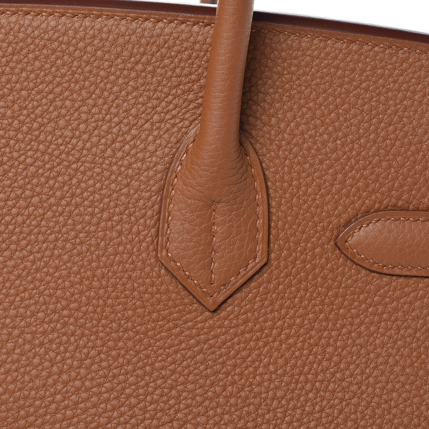 Togo Swift Officier Birkin 30 Gold Ambre