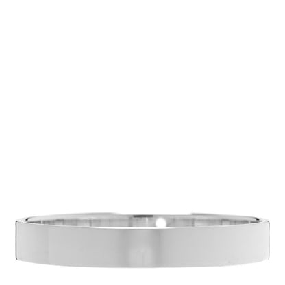 Tiffany Sterling Silver Diamond Narrow Locks Bangle Bracelet 3 of 4