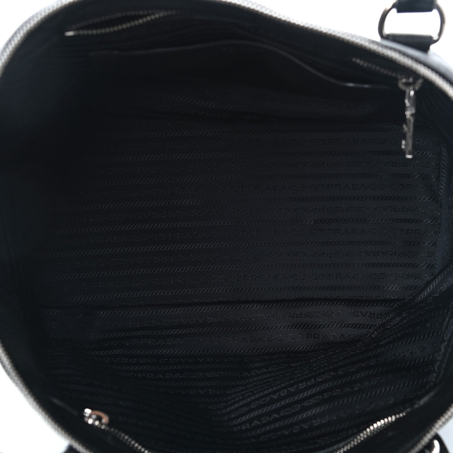 Prada Vitello Phenix Satchel Black 7 of 8