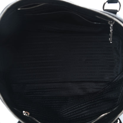 Prada Vitello Phenix Satchel Black 7 of 8