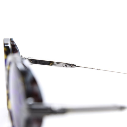 Christian Dior Acetate Leaf Print Umbrage Round Sunglasses Green Foliage 5 of 9