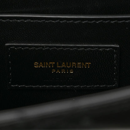 Saint Laurent Lambskin Quilted Camera Crossbody Flap Bag Black 6 of 9