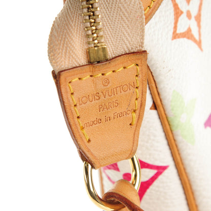 Louis Vuitton Monogram Multicolor Pochette Accessories White 6 of 8