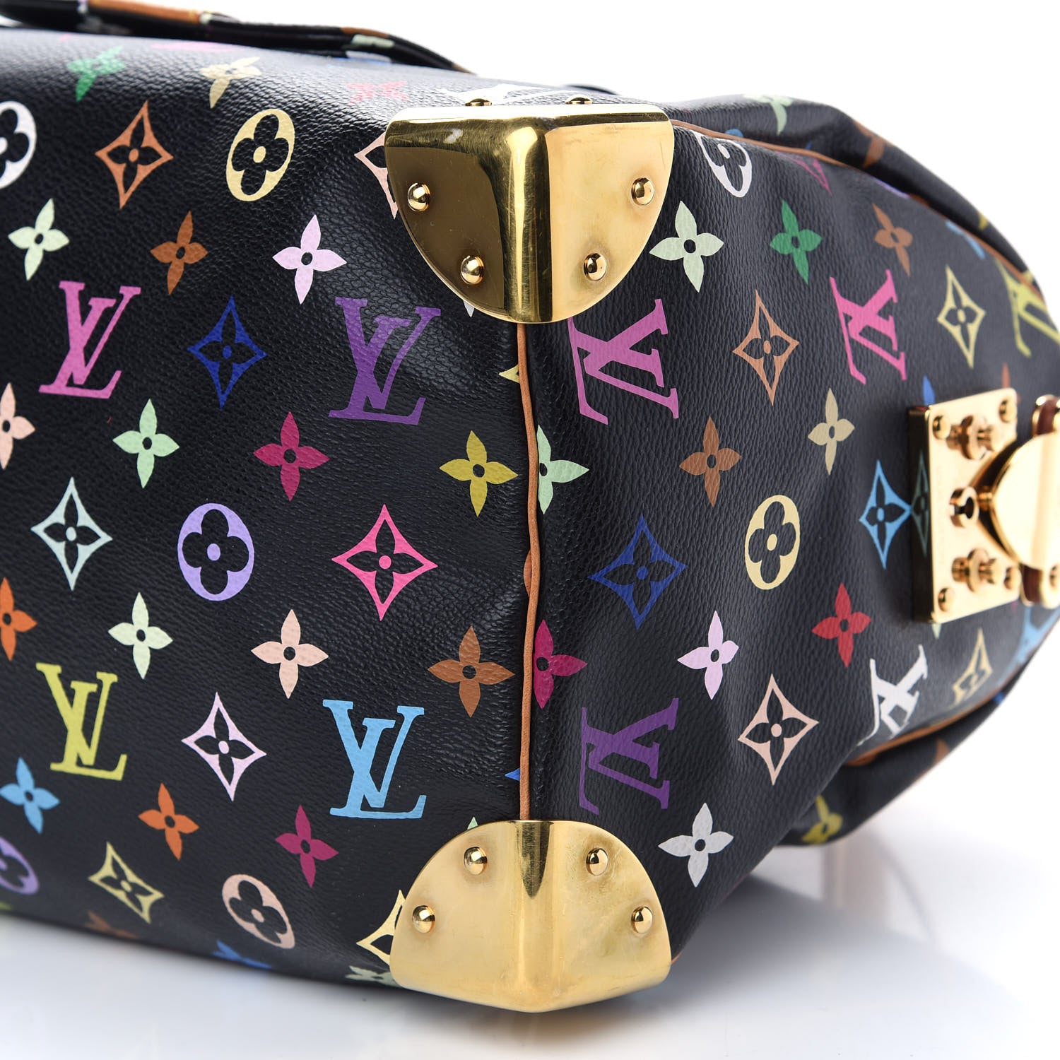 Louis Vuitton Monogram Multicolor Speedy 30 Black 8 of 9