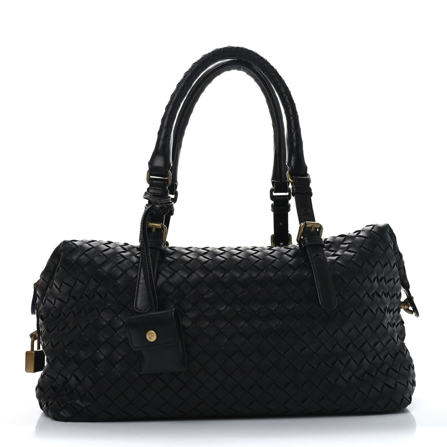 Nappa Intrecciato Montaigne Bag Black