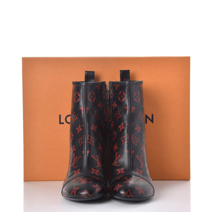 Louis Vuitton Monogram Infrarouge New Revival Boots 39 Black 9 of 9
