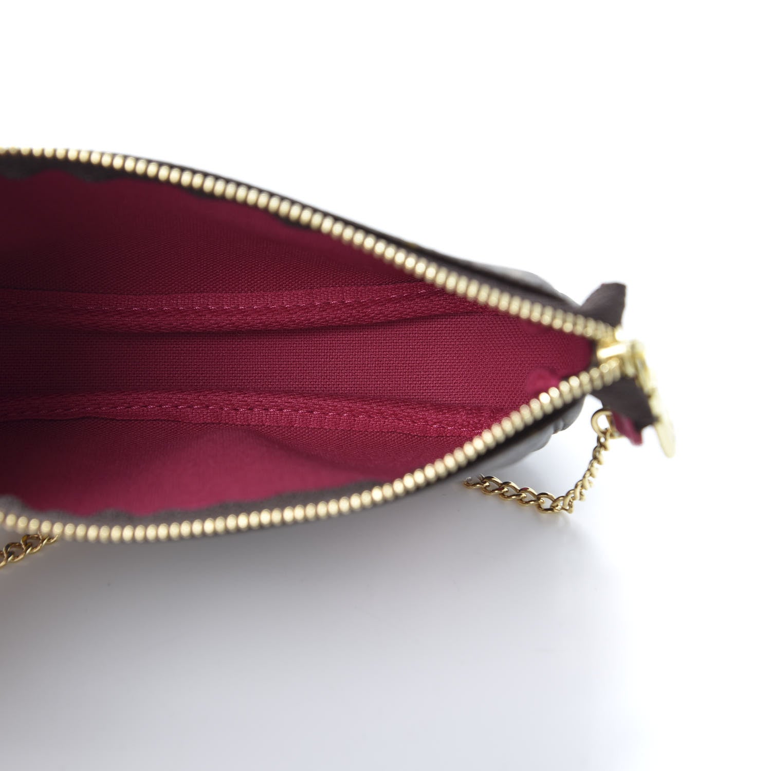 Louis Vuitton Monogram 2020 Christmas Animation Roller Coaster Mini Pochette Accessories Pivoine 4 of 11