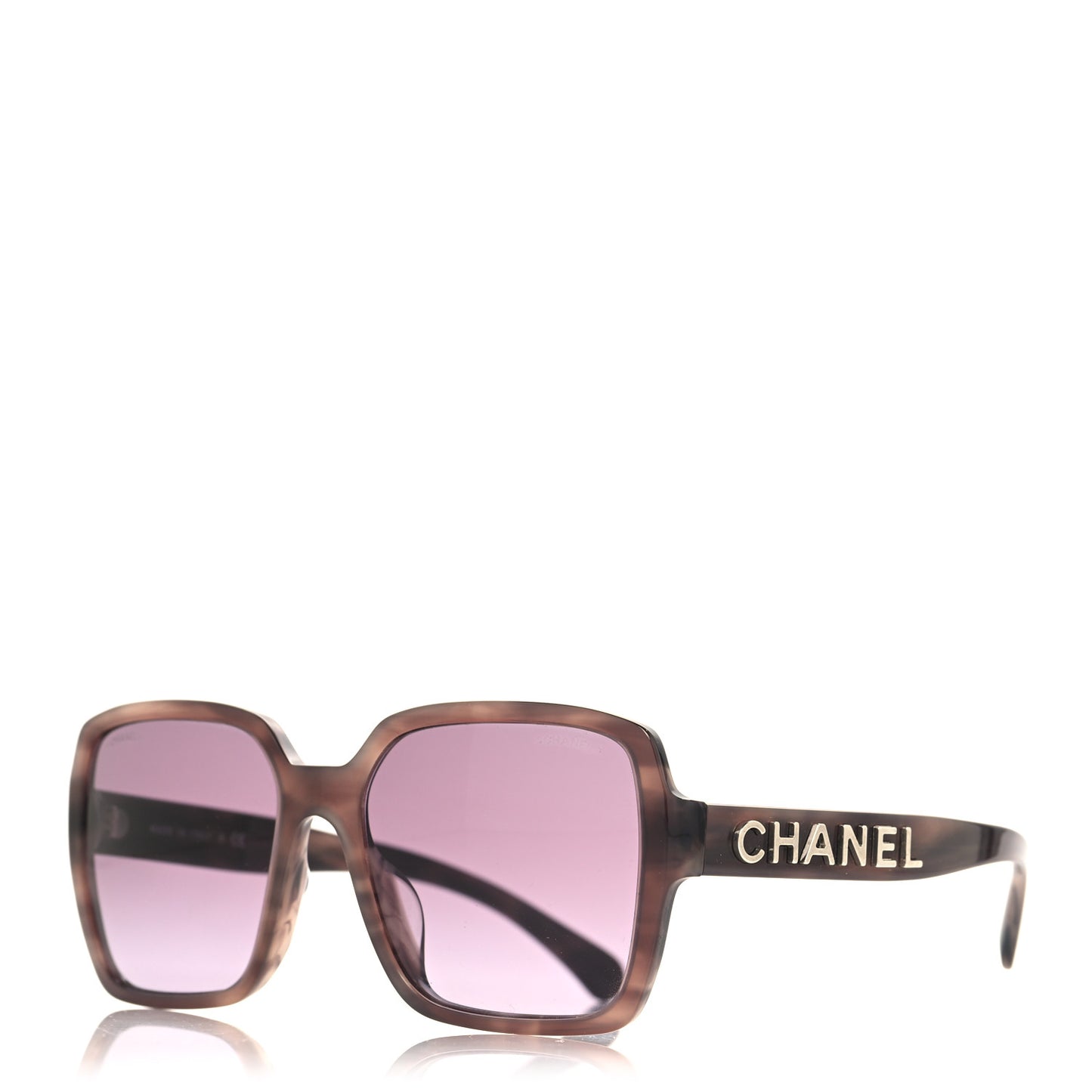 Acetate Polarized Square Sunglasses 5408-A Purple