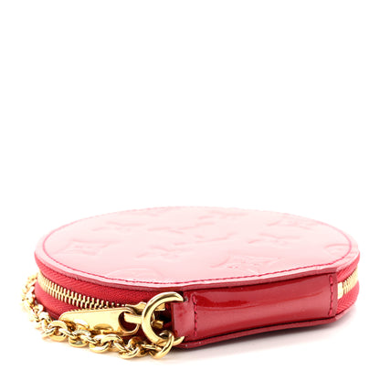 Louis Vuitton Vernis Chapeau Coin Purse Pomme D'Amour 4 of 15