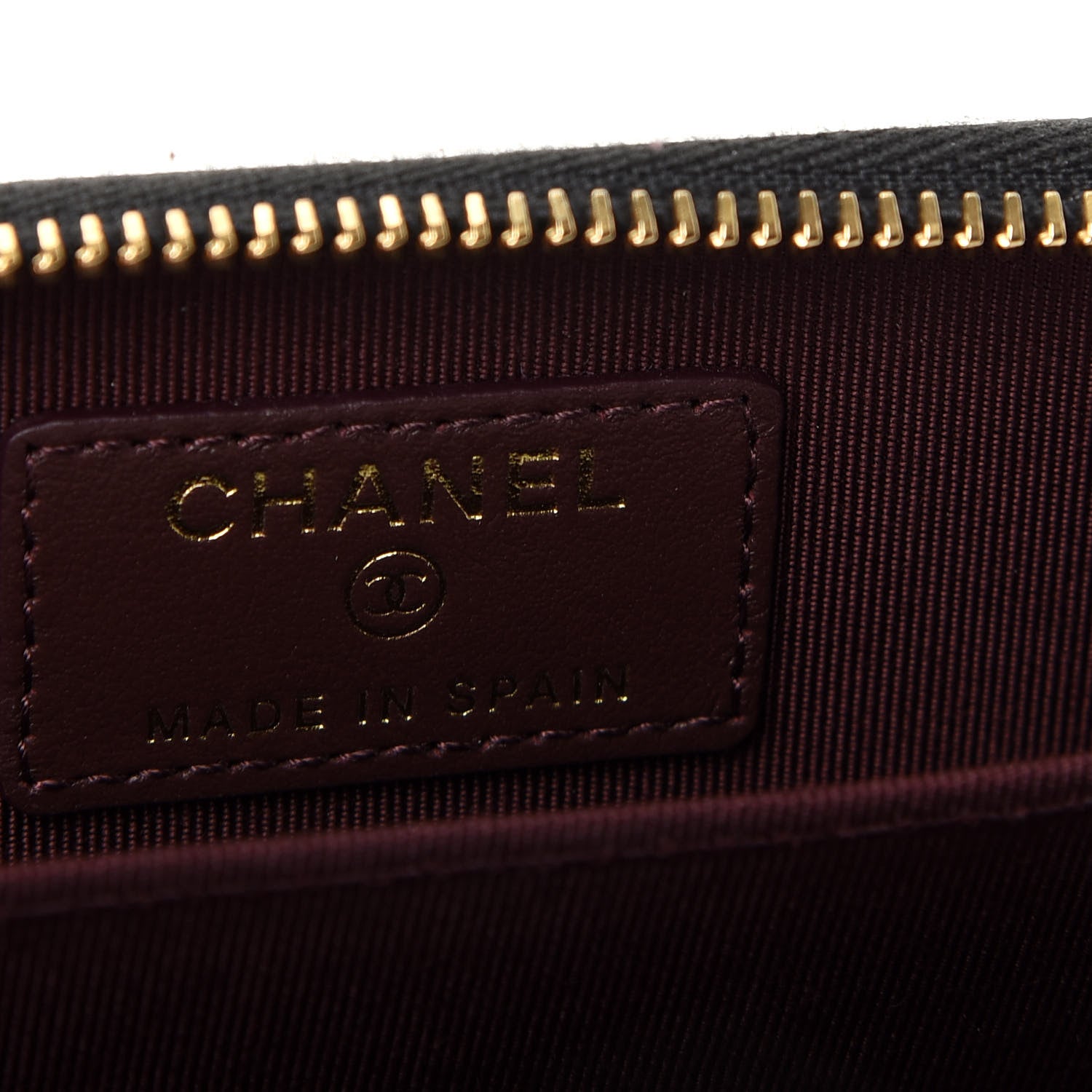 Chanel Caviar Quilted Zip Coin Purse Black 6 of 8