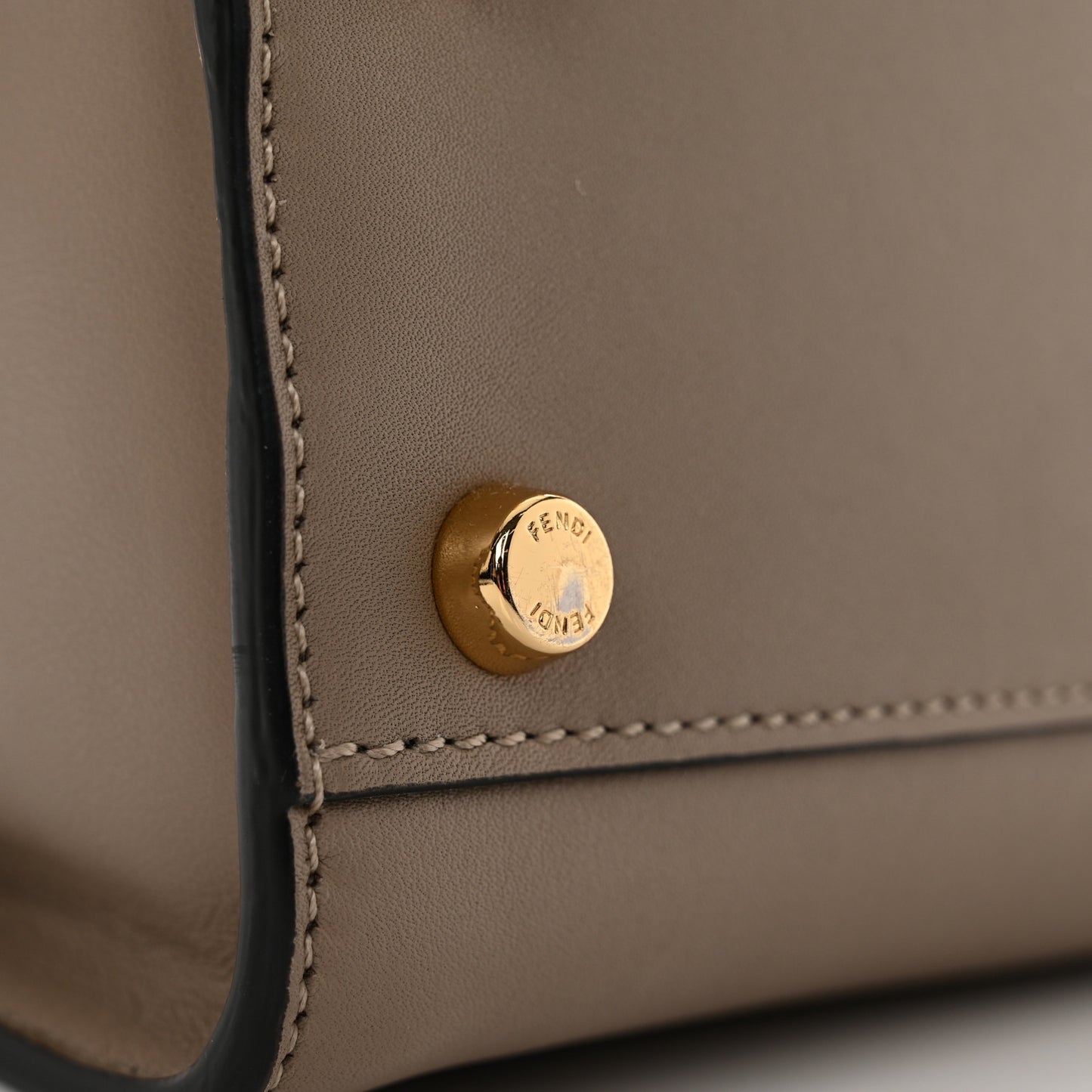 Vitello Tahiti Burro Medium Peekaboo Iconic Essentially Satchel Tortora Black