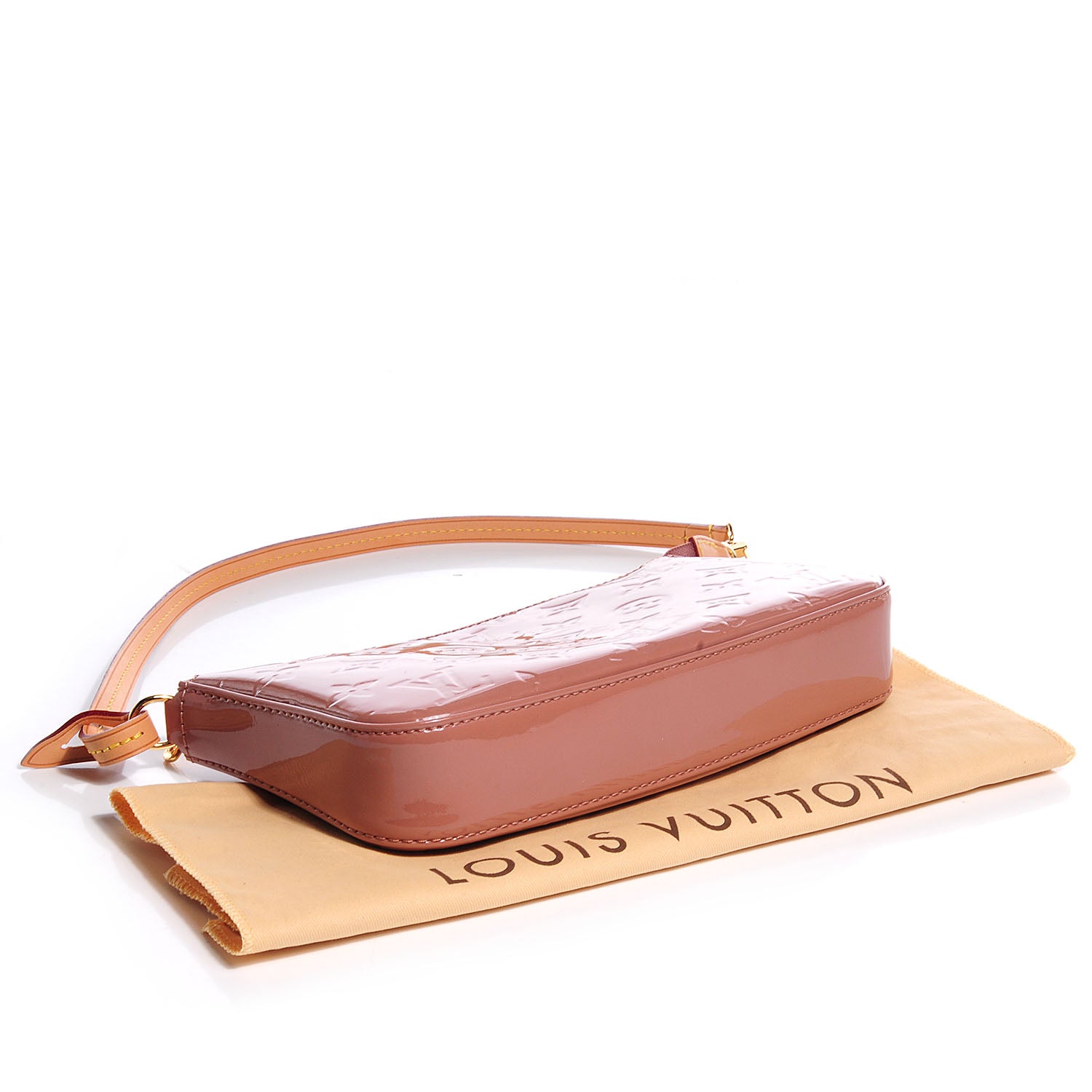 Louis Vuitton Vernis Pochette Accessories NM Rose Velours 4 of 7