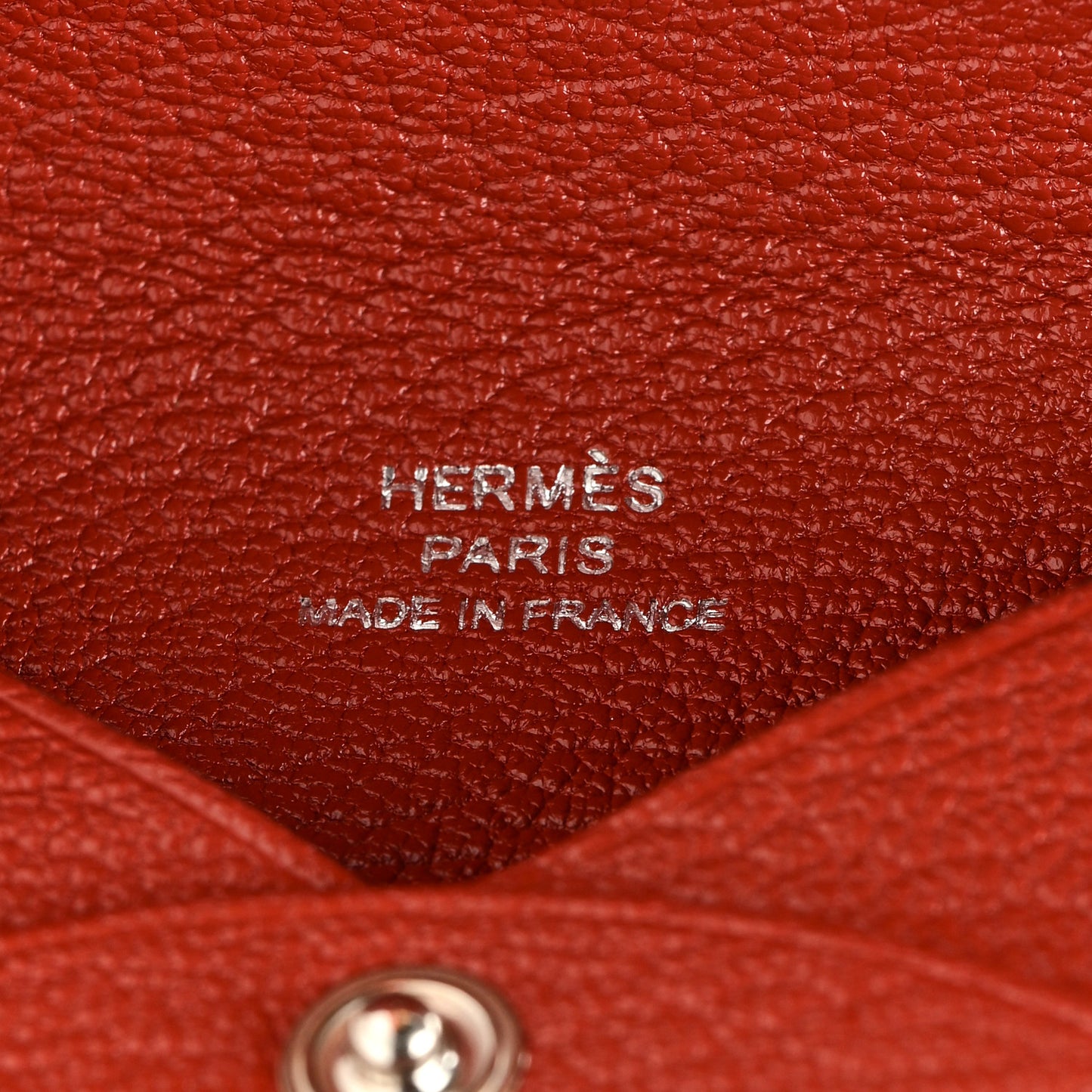 Chevre Mysore Calvi Card Case Sienne
