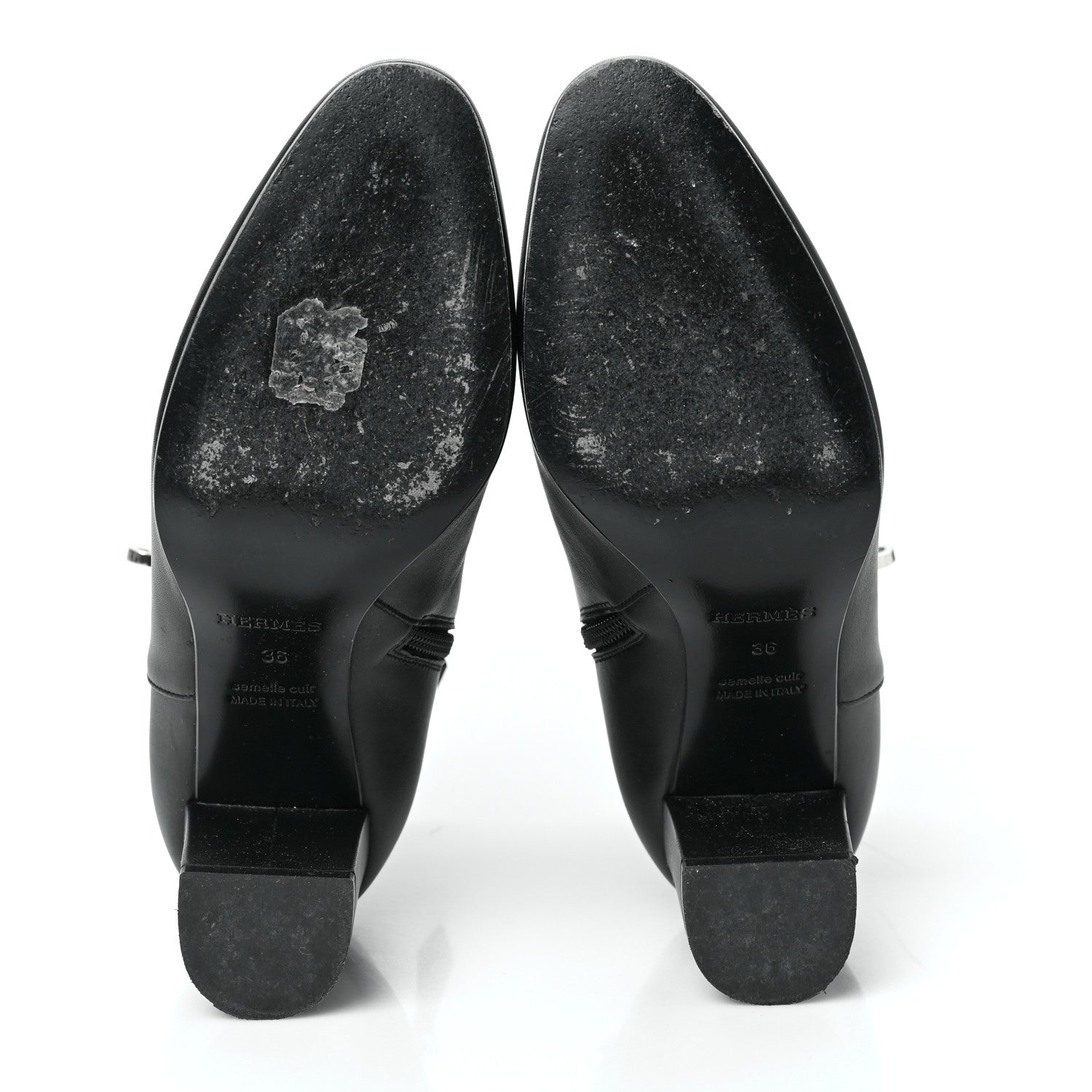 Hermes Calfskin Saint Germain Ankle Boots 36 Black 5 of 8