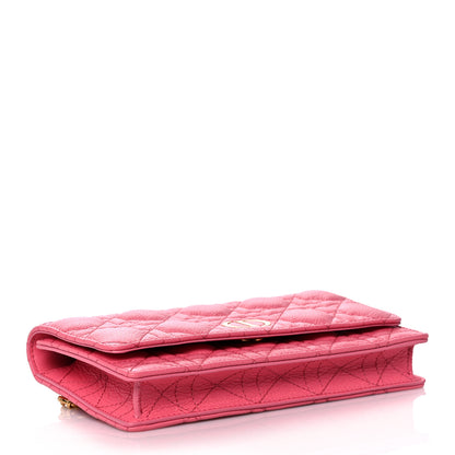 Christian Dior Supple Calfskin Caro Belt Bag Peony Pink 3 of 12