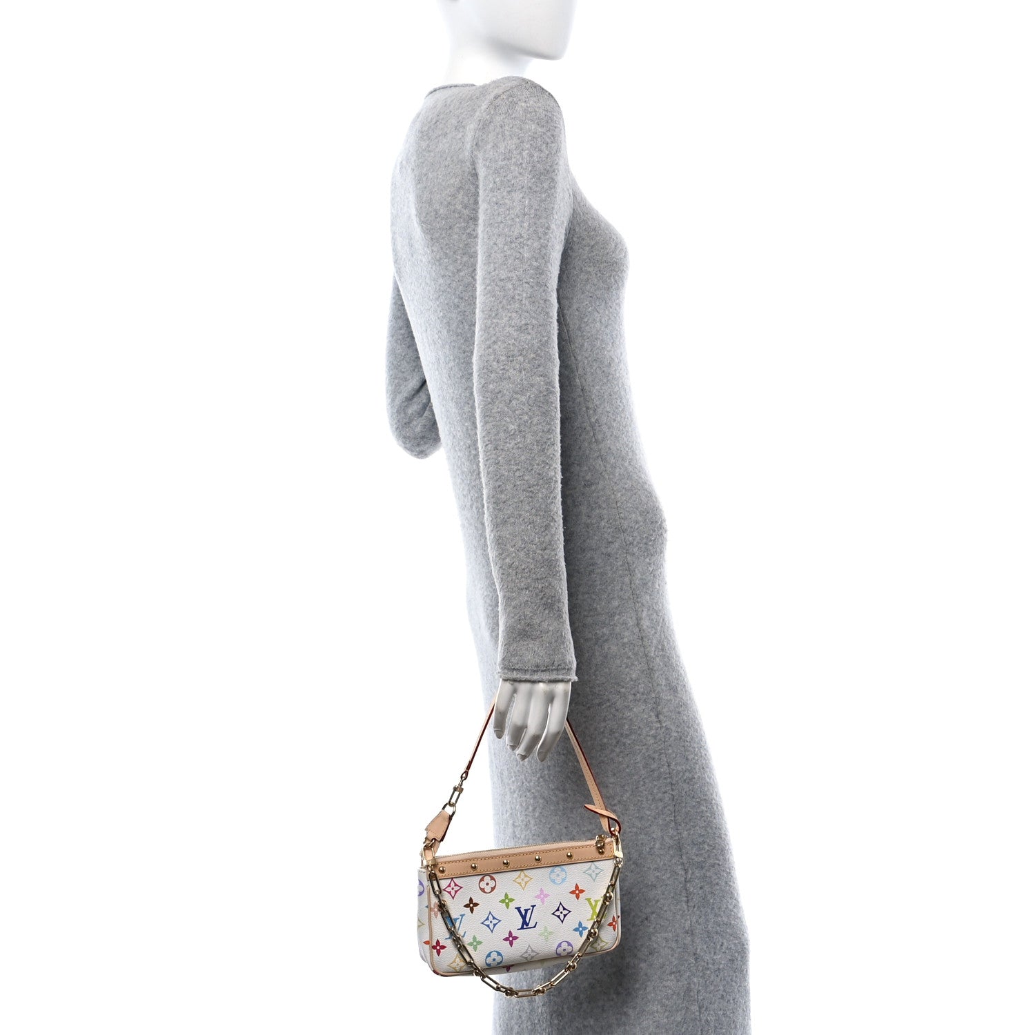 Louis Vuitton LV X TM Monogram Multicolor Pochette Accessories White 2 of 10