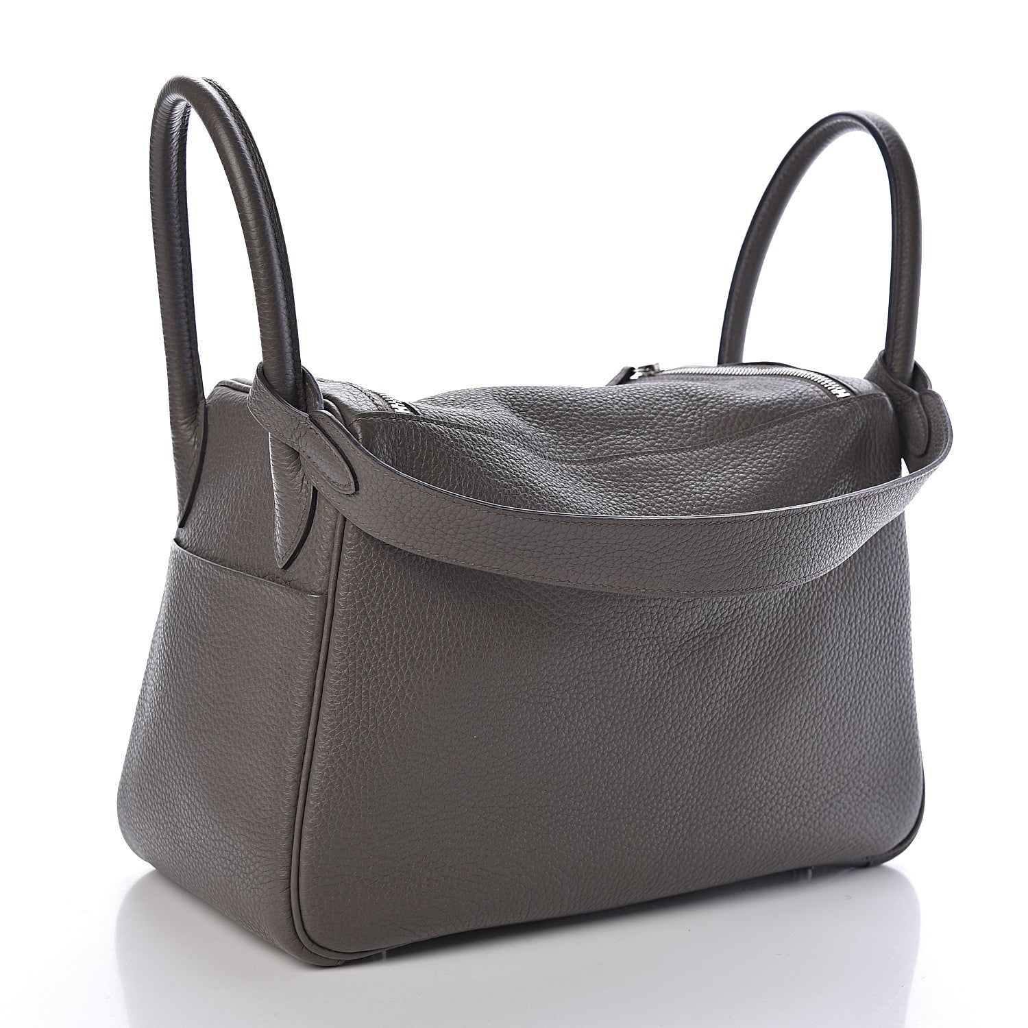 Hermes Taurillon Clemence Lindy 30 Etain 3 of 11