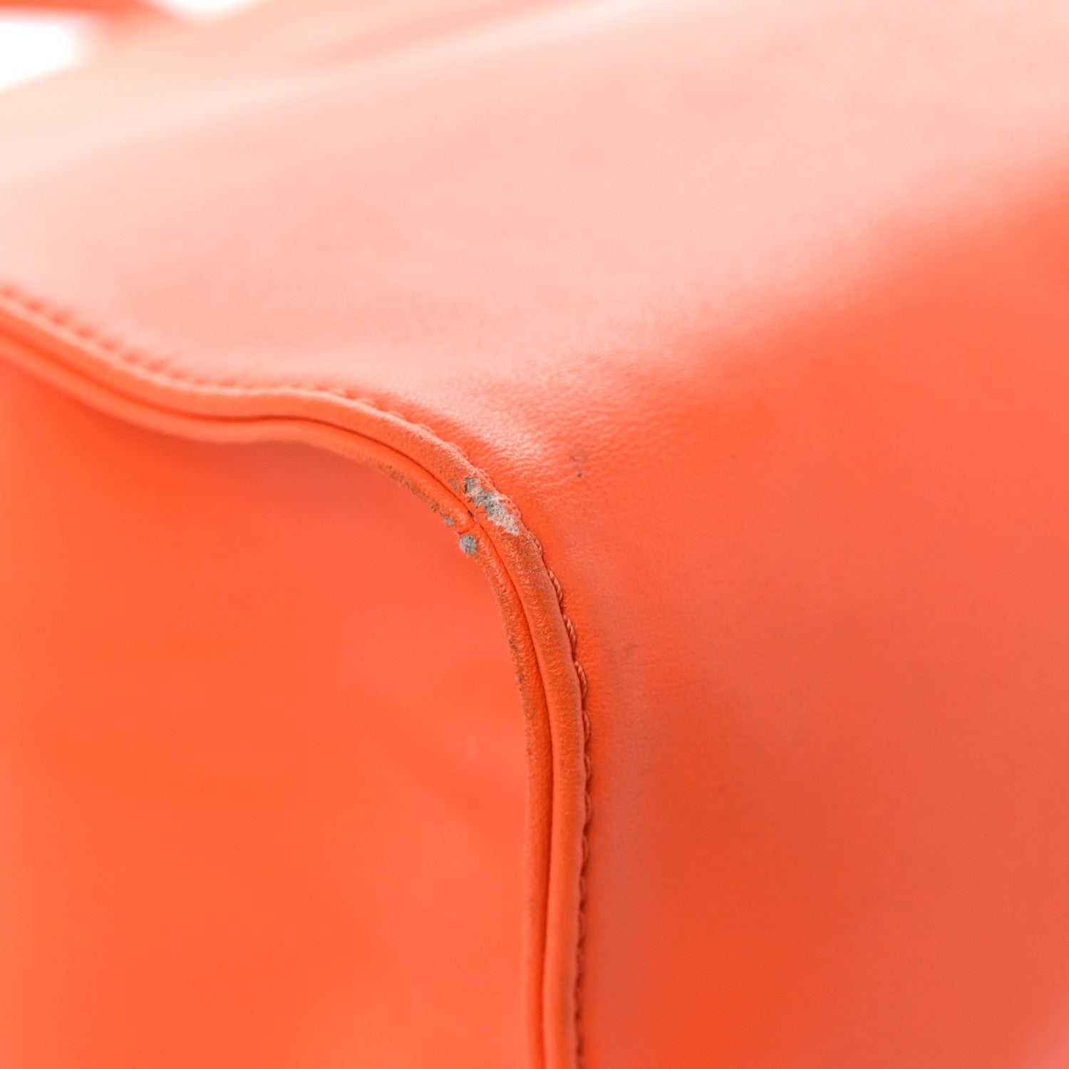 Telfar Vegan Leather Medium Shopping Bag Orange 8 of 17