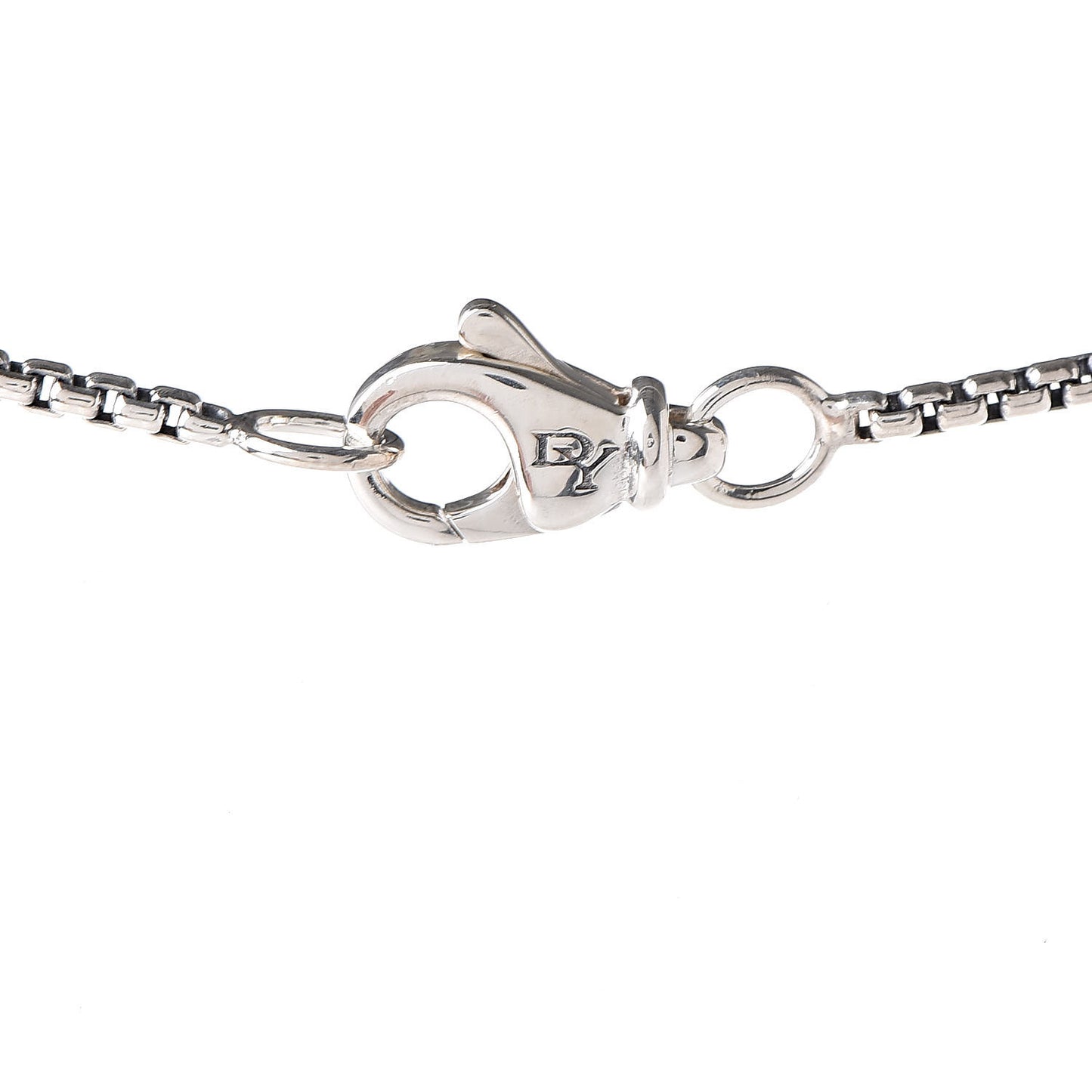 Sterling Silver Diamond Prasiolite 7mm Petite Albion Pendant Necklace