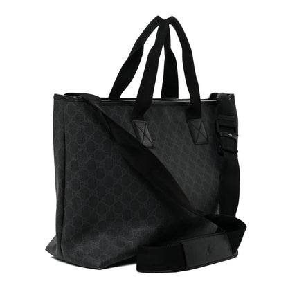 Gucci GG Plus Monogram Travel Bag Black 4 of 22
