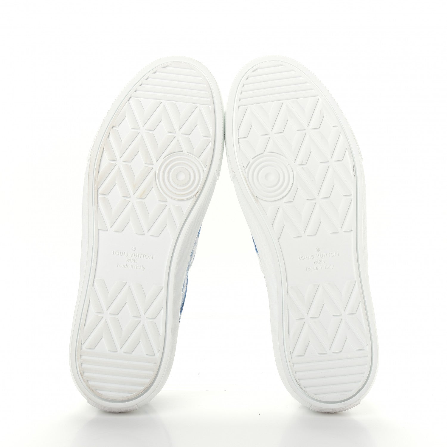 Louis Vuitton Denim Monogram Trocadero Tie Dye Sneakers 8 Marine 6 of 9