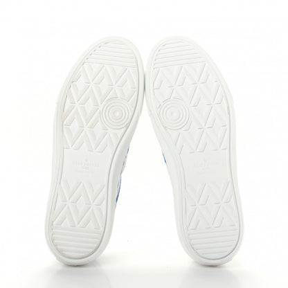 Louis Vuitton Denim Monogram Trocadero Tie Dye Sneakers 8 Marine 6 of 9