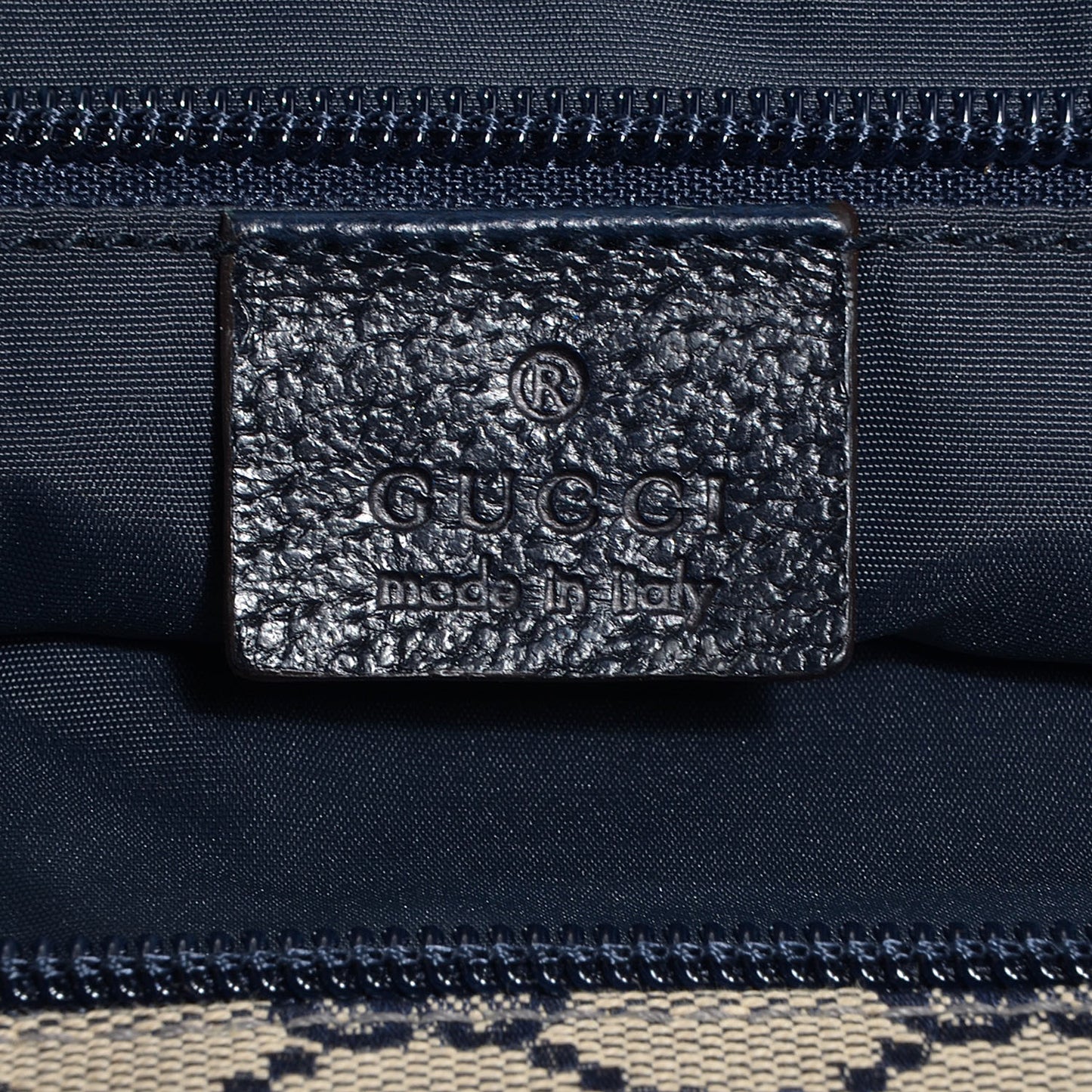 Monogram Web Large Diaper Tote Navy