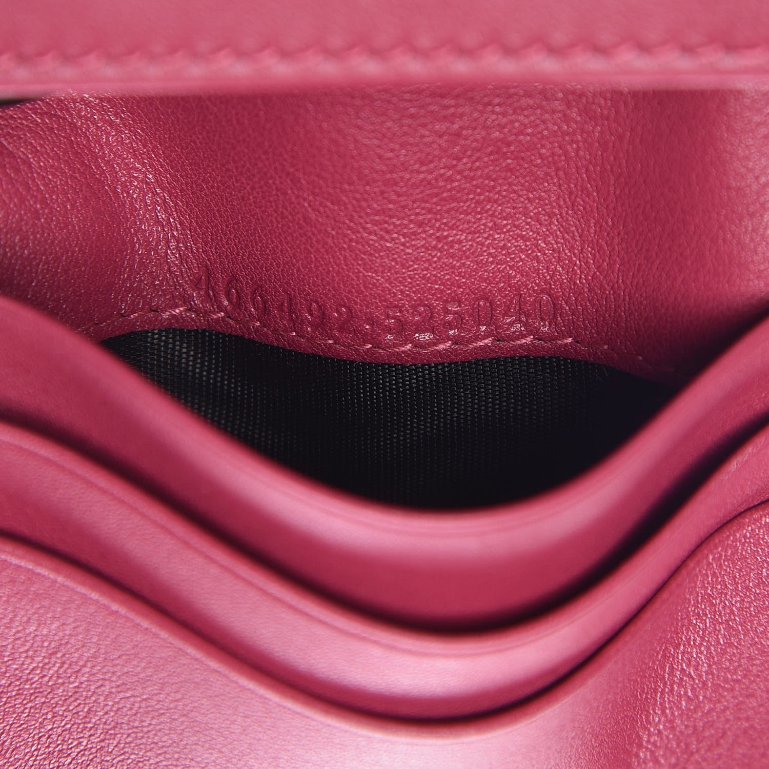 Gucci Velvet Matelasse Pearl Love Embroidered GG Marmont Card Case Wallet Light Raspberry Rose 7 of 7