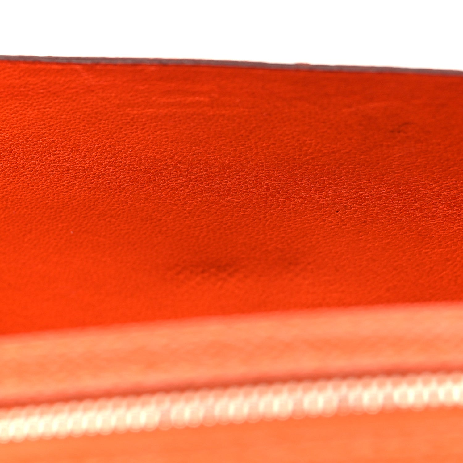 Hermes Epsom Bearn Gusset Wallet Orange 12 of 14