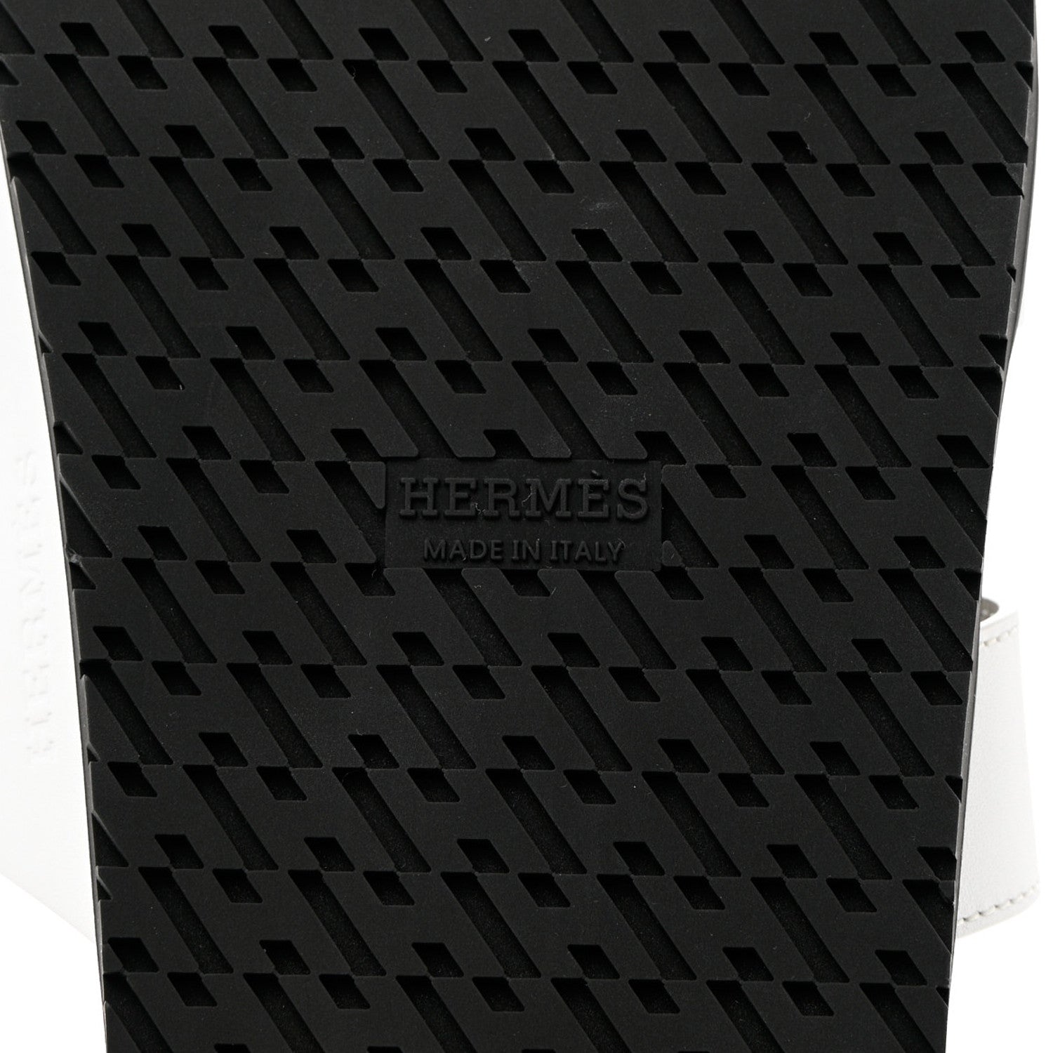 Hermes Calfskin Womens Chypre Sandals 40 White 8 of 8